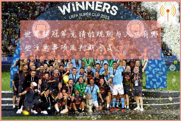 世界杯冠军竞猜的规则与入口有哪些注意事项及判断方式