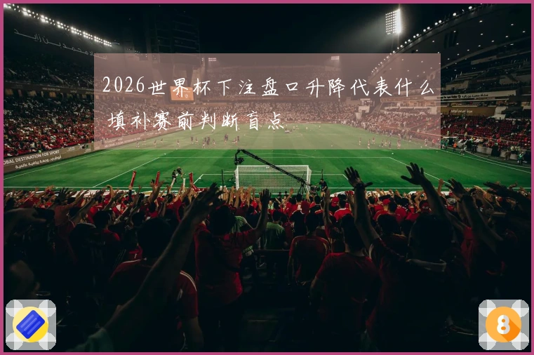 2026世界杯下注盘口升降代表什么 填补赛前判断盲点