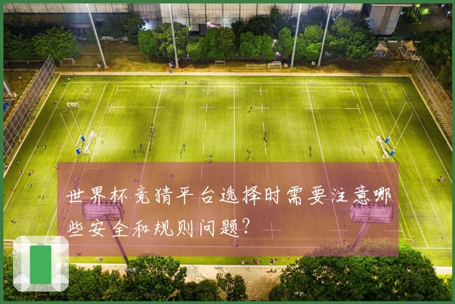 世界杯竞猜平台选择时需要注意哪些安全和规则问题？